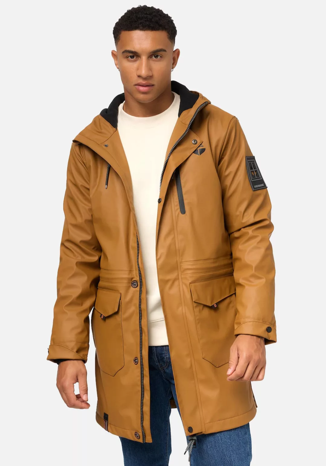 Stone Harbour Regenmantel "Verdaan", Wasserdichter Regenparka mit Fleece-In günstig online kaufen