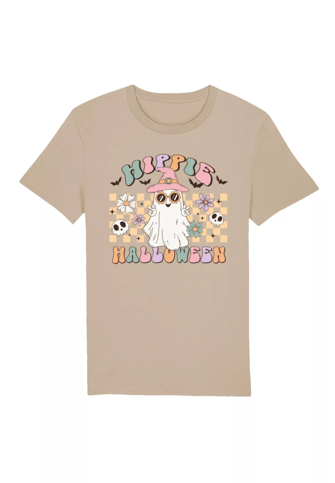 F4NT4STIC T-Shirt "Retro Halloween Hippie Halloween", Premium Qualität günstig online kaufen