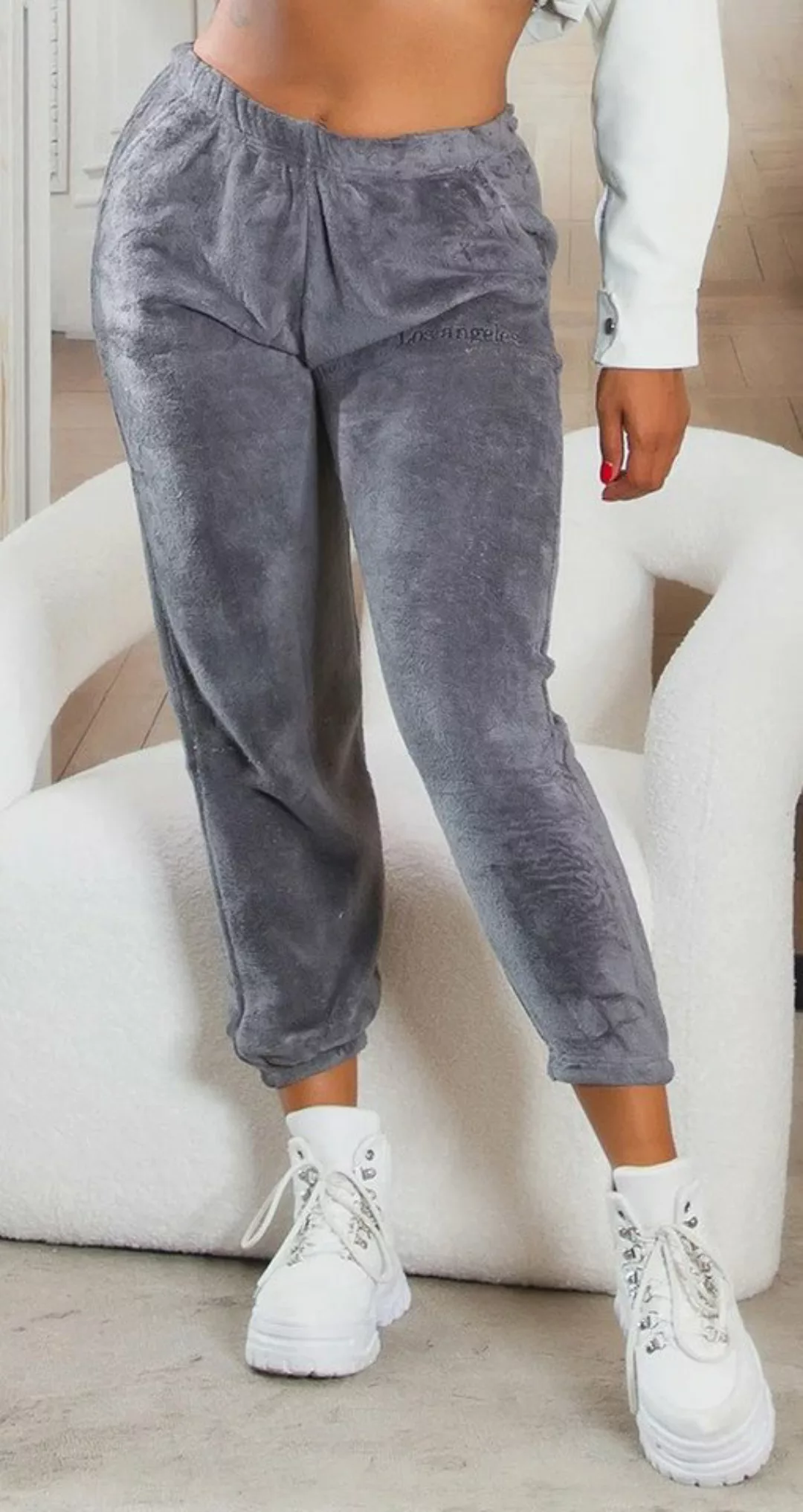 Koucla Loungehose Jogginghose bequeme Freizeithose, einfarbig Loungewear Lo günstig online kaufen