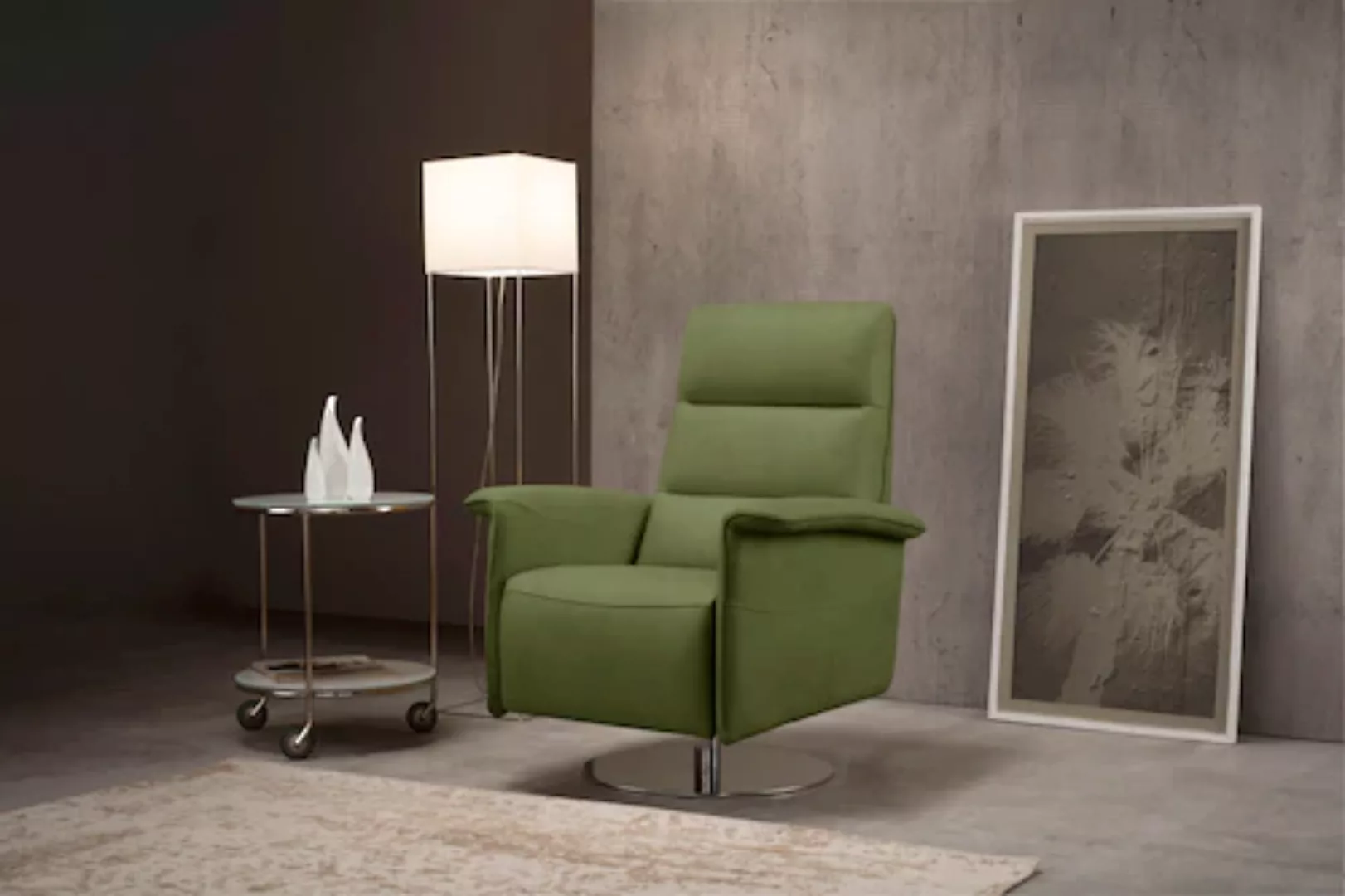 Egoitaliano Sessel »Kelly Designsessel«, drehbar, manuelle Relaxfunktion mi günstig online kaufen