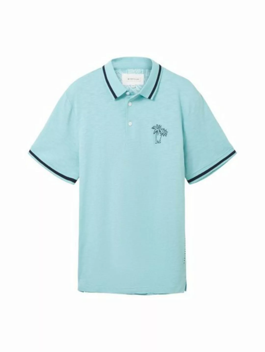 Tom Tailor Herren Poloshirt SLUB - Regular Fit günstig online kaufen