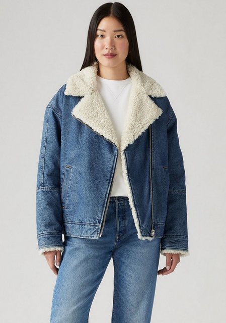 Levi's® Jeansjacke SHERPA FLIGHT JACKET mit Sherpa-Futter günstig online kaufen