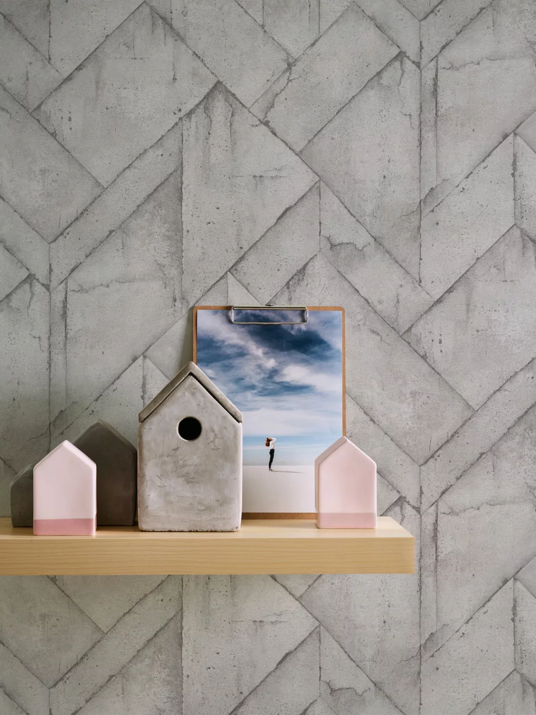 Bricoflor Steintapete in Schwarz Wohnzimmer und Küchentapete in 3D Steinopt günstig online kaufen