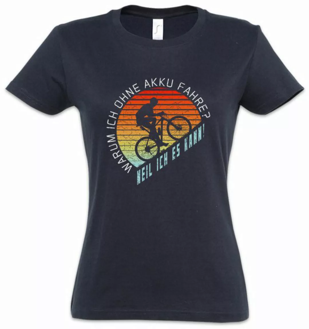 Urban Backwoods Print-Shirt Ohne Akku Damen T-Shirt Anti E-Bike Mountainbik günstig online kaufen