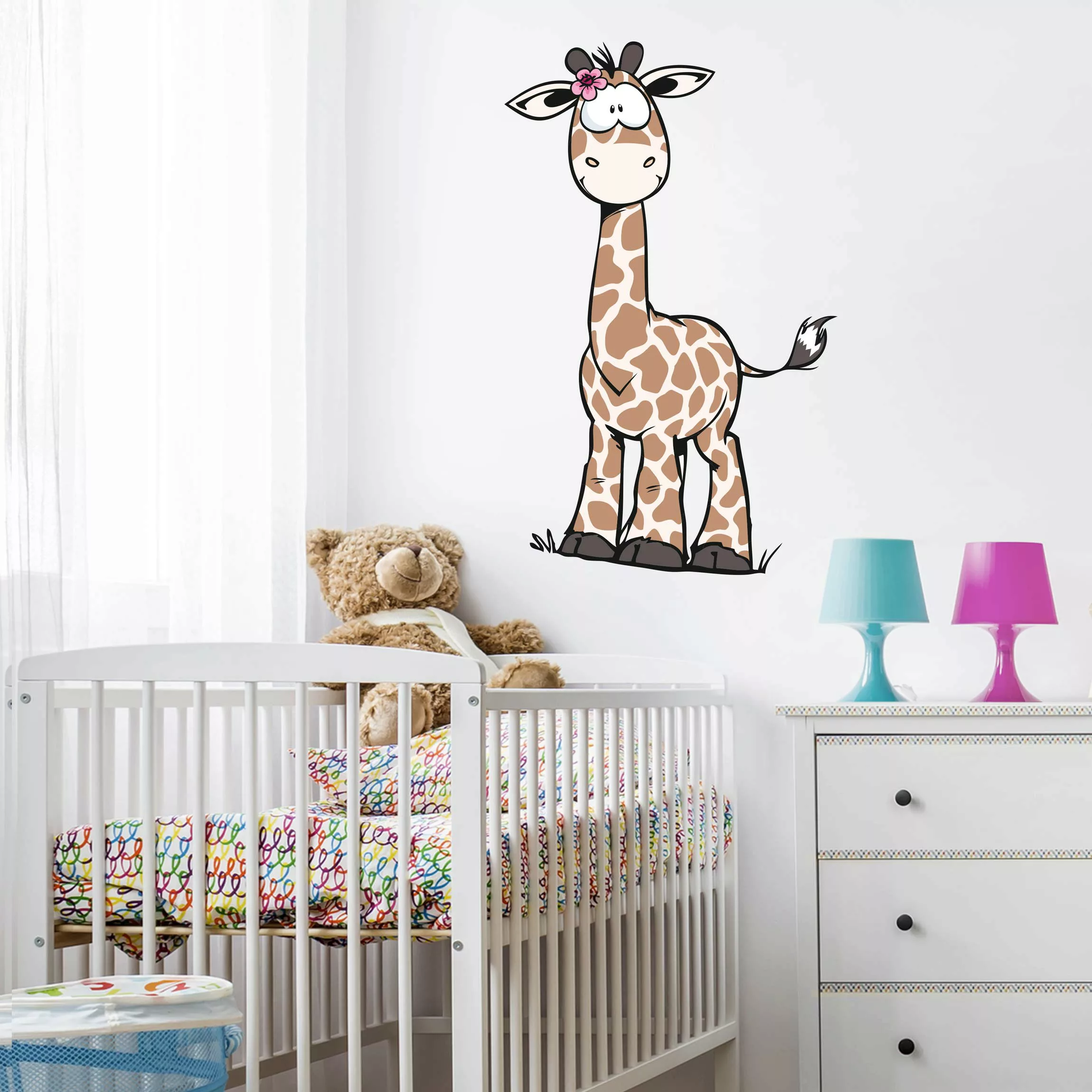 Wandtattoo Kinderzimmer NICI - Wild Friends Giraffe Debbie günstig online kaufen