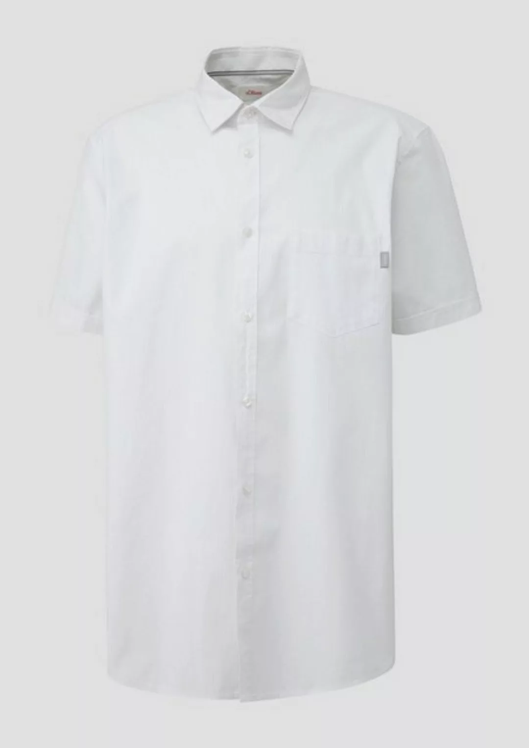 s.Oliver Kurzarmhemd Kurzarmhemd mit Button-Down-Kragen günstig online kaufen