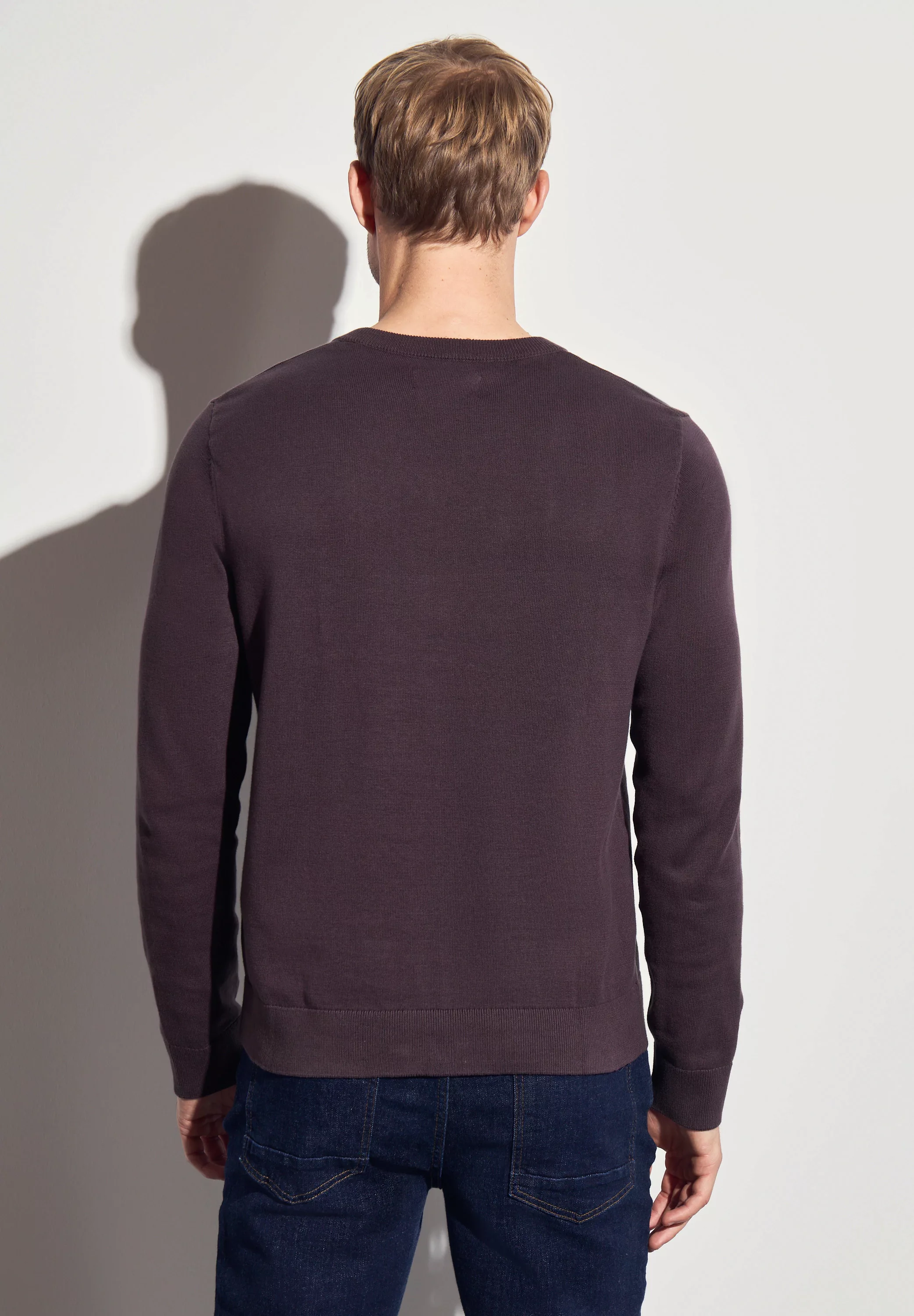 STREET ONE MEN Strickpullover, aus reiner Baumwolle günstig online kaufen