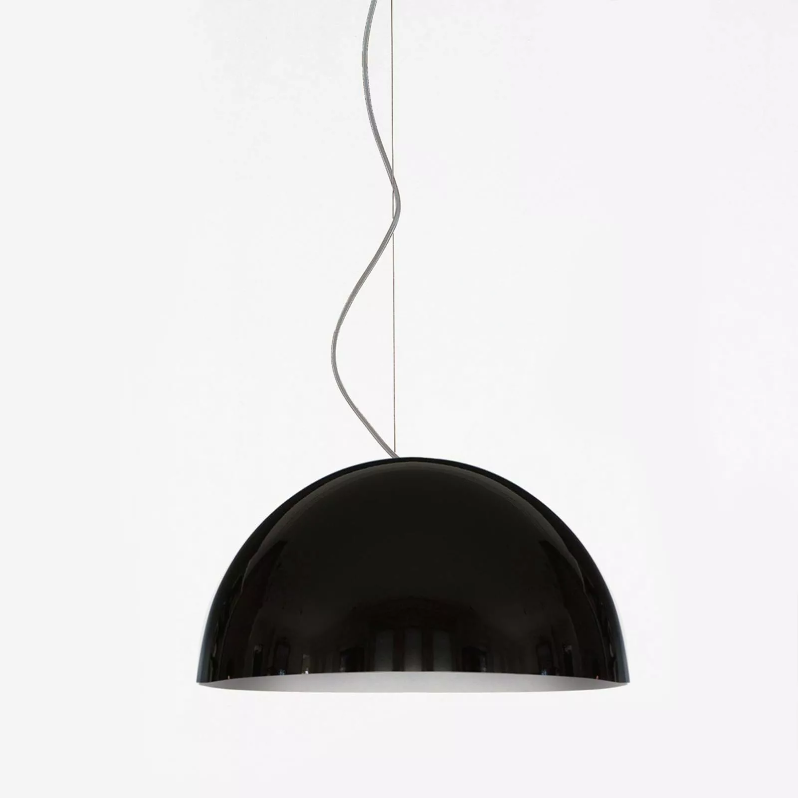 Oluce Sonora - schwarze Hängeleuchte, 38 cm günstig online kaufen