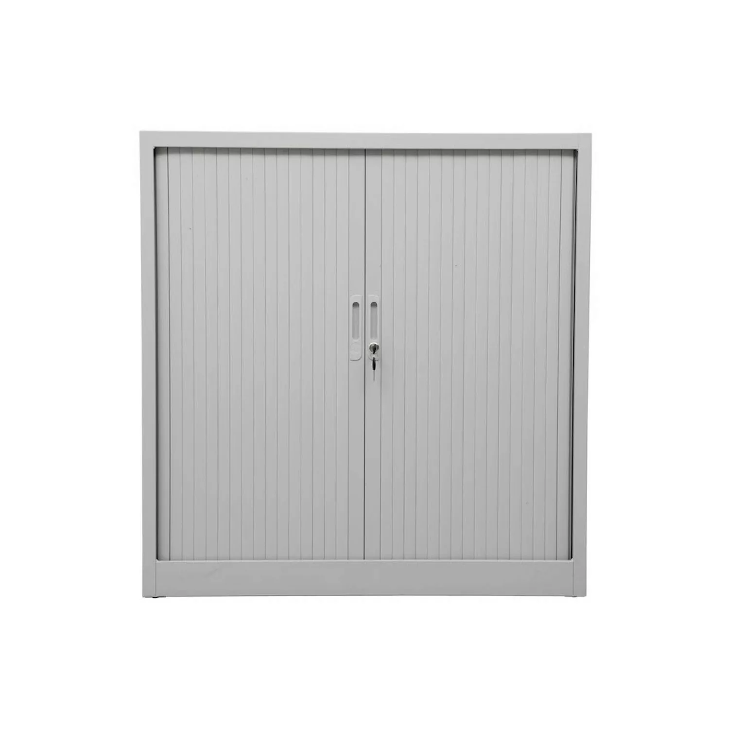 PROREGAL Rollladenschrank Weasel 2 Ordernhöhen HxBxT 105 x 120 x 40 cm Grau günstig online kaufen