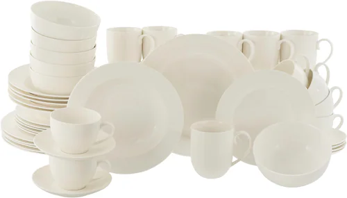 CreaTable Kombiservice »Fleur Royal, Kombi-Service 42-tlg«, (Set, 42 tlg.), günstig online kaufen