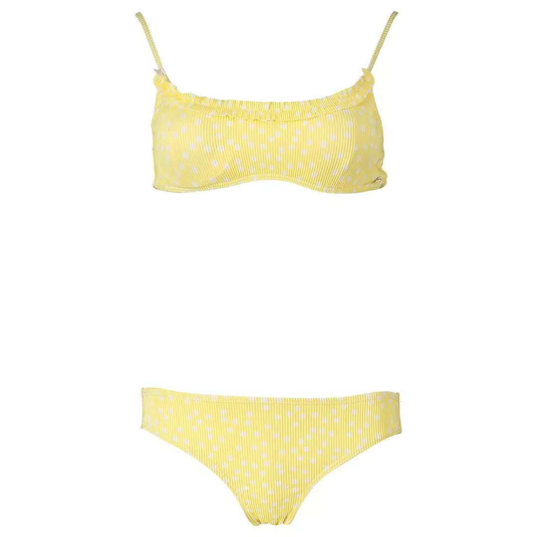 Roxy Print Mind Of Freedom Underwired Bra Bikini XS Pale Banana Kuta Dots S günstig online kaufen