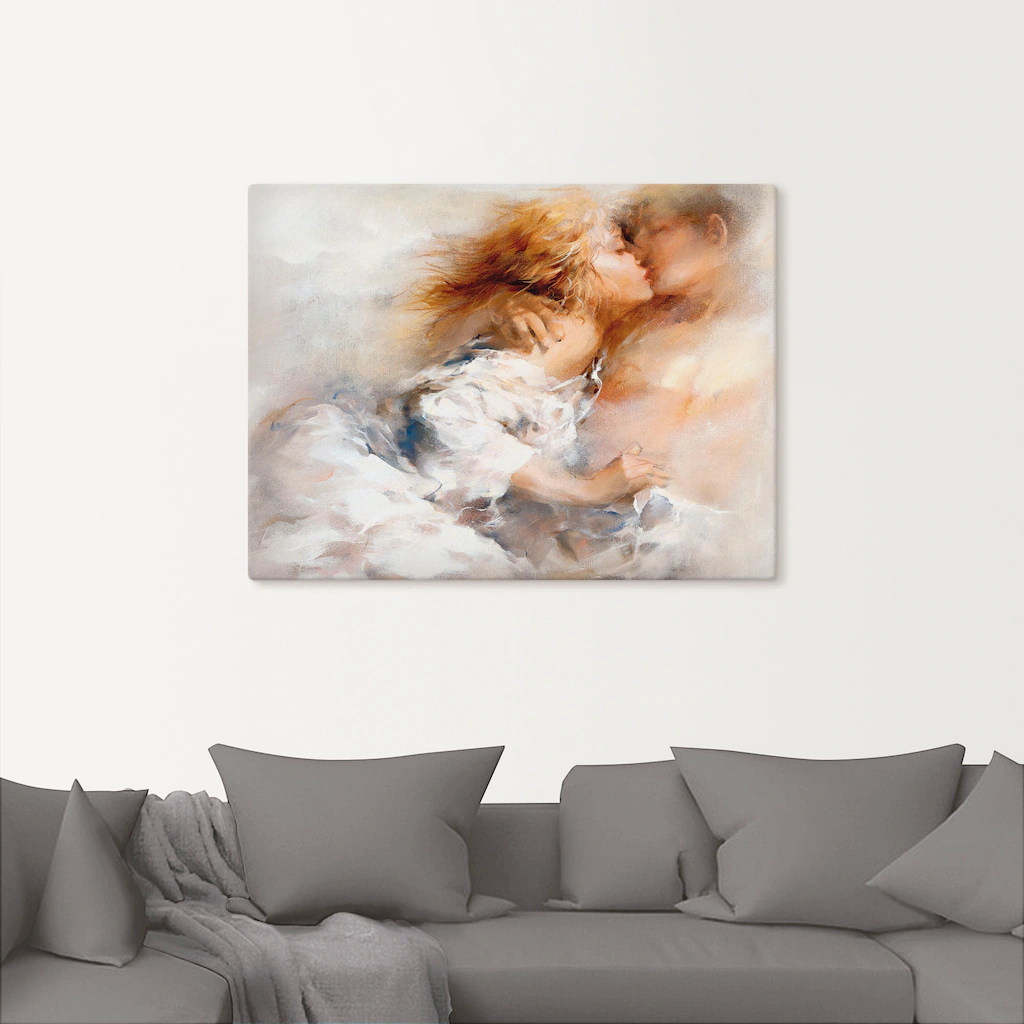 Artland Wandbild "Leidenschaftlich", Paar, (1 St.), als Leinwandbild, Poste günstig online kaufen