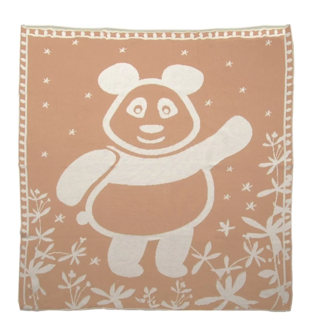 Pandabär Decke Aus Zertifizierter Bio-baumwolle günstig online kaufen