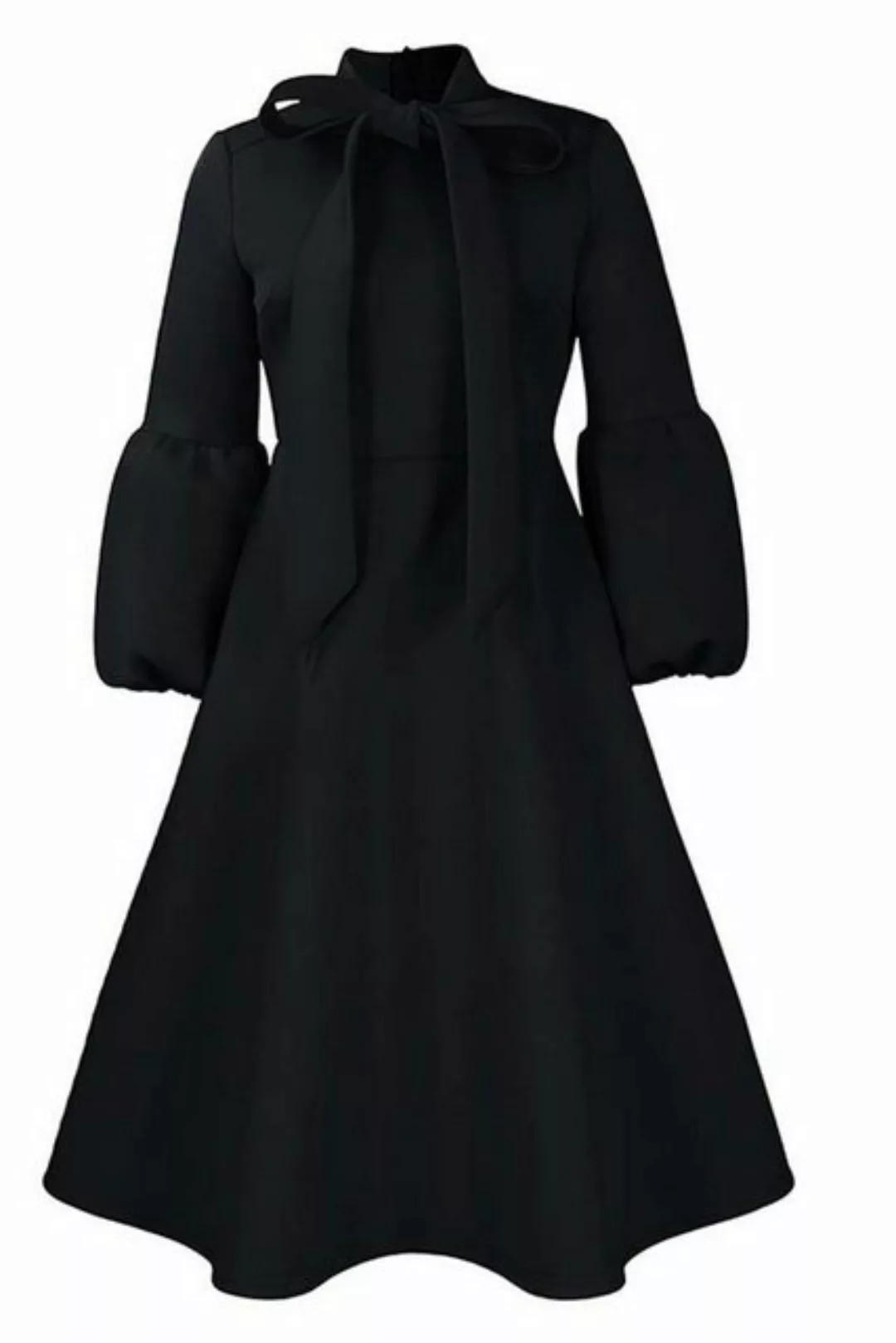 ZWY Dirndl Einfarbiges langes Damenkleid kleid Elegant Bequem Elegant Komfo günstig online kaufen