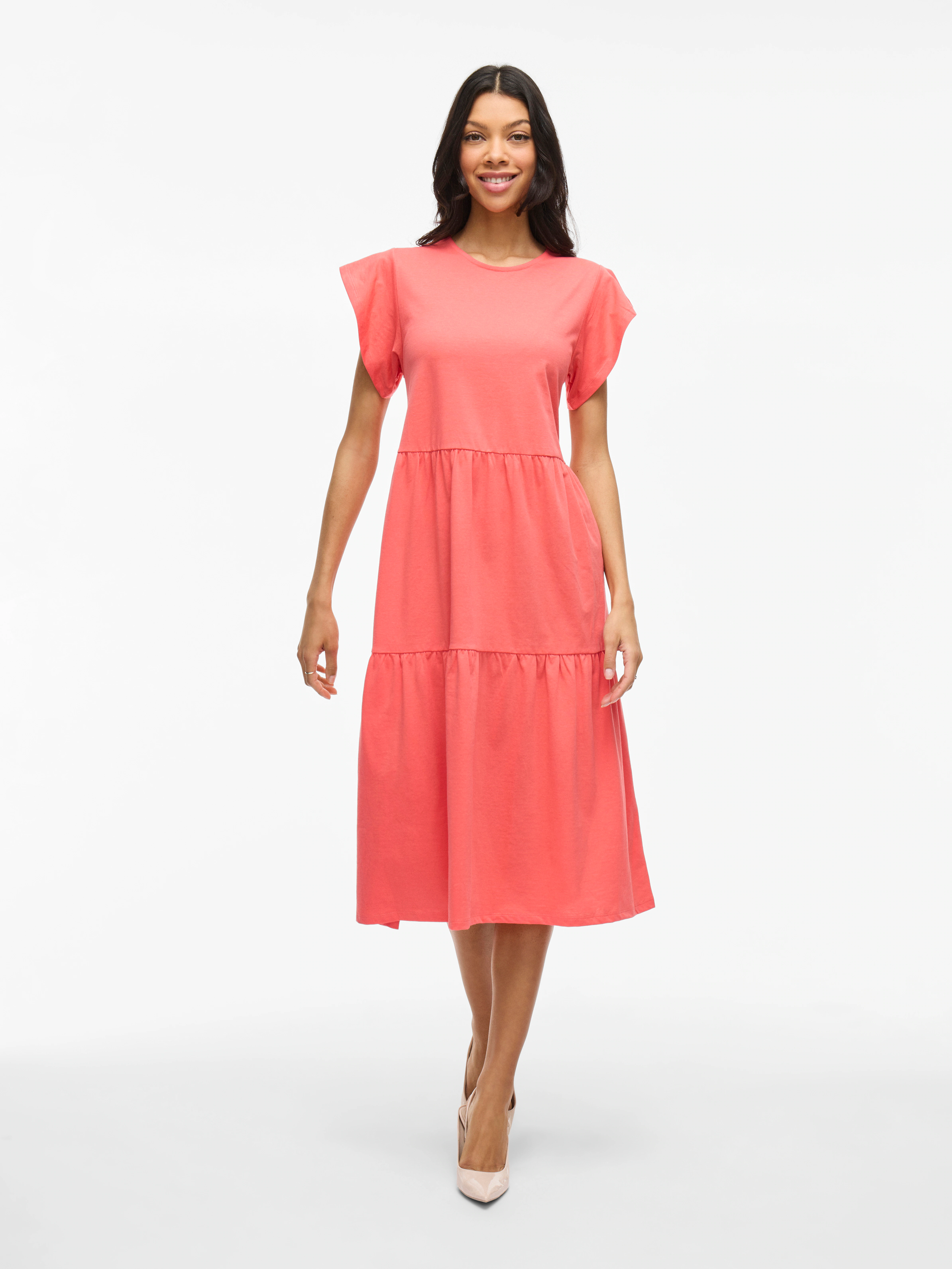 Vila Sommerkleid "VISUMMER S/S MIDI DRESS - NOOS" günstig online kaufen