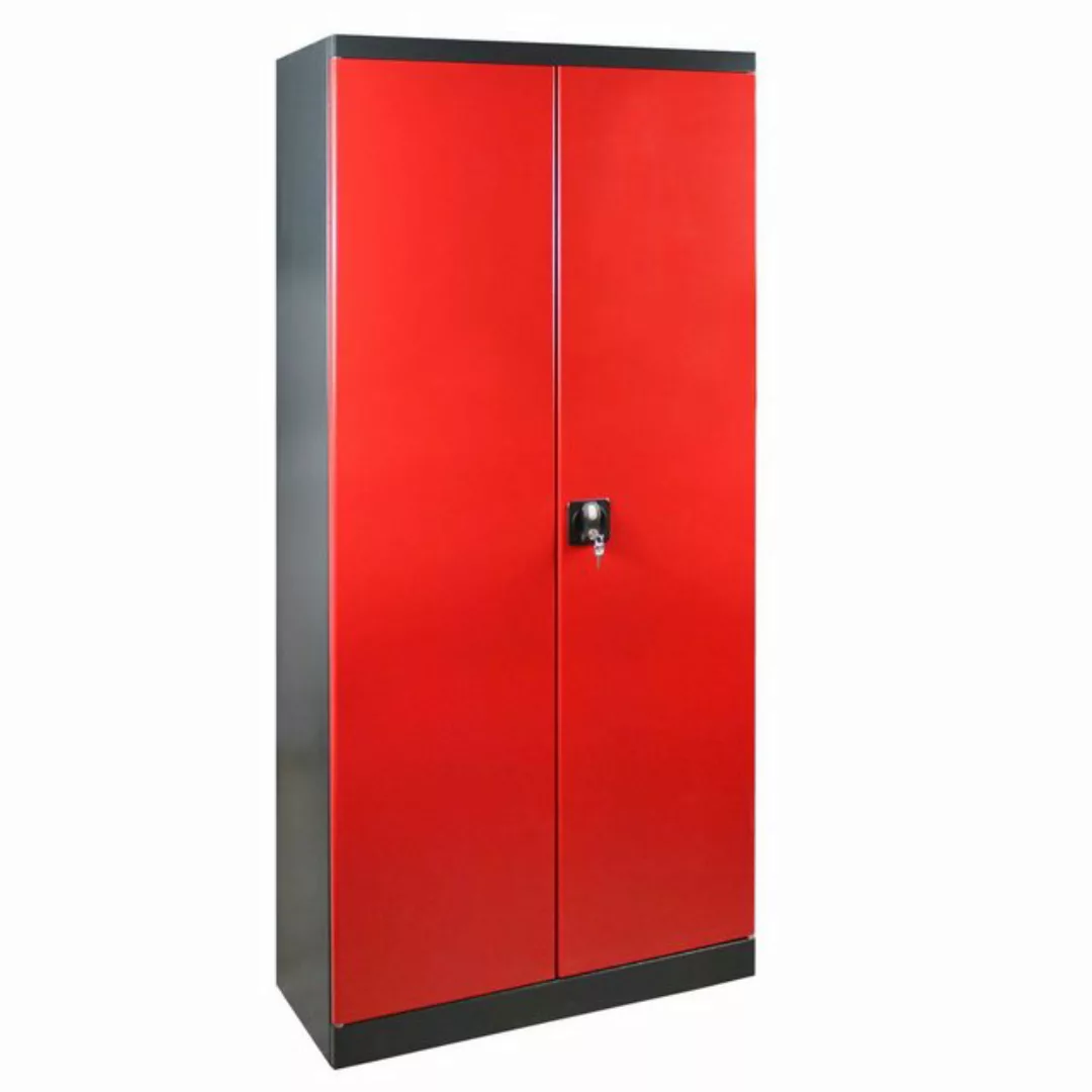 Inovatec Stauraumschrank Putzschrank (BxHxT) 800 x 1780 x 370 mm Anthrazitg günstig online kaufen