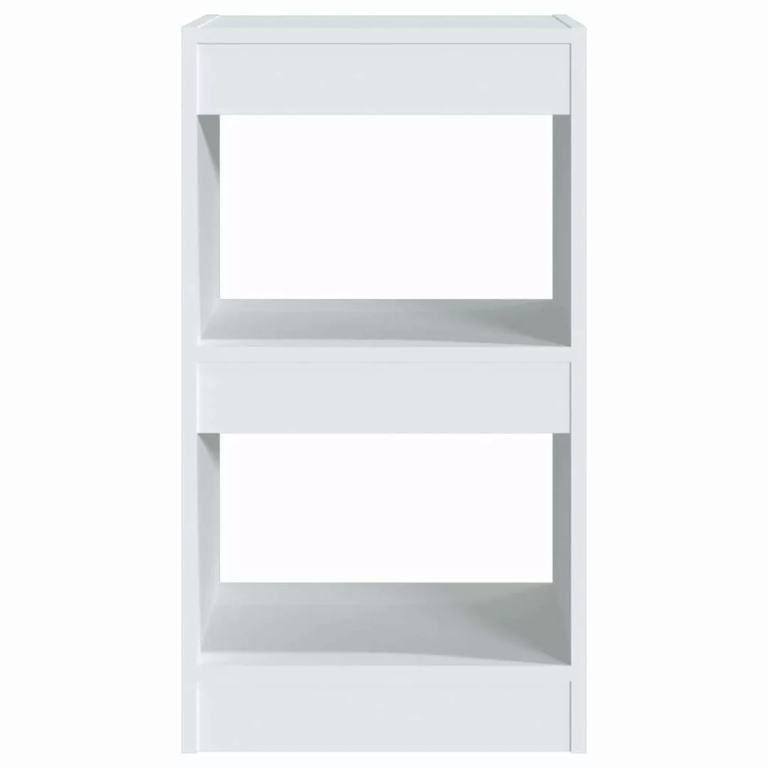 vidaXL Bücherregal Bücherregal/Raumteiler Weiß 40×30×72cm, 1-tlg. günstig online kaufen
