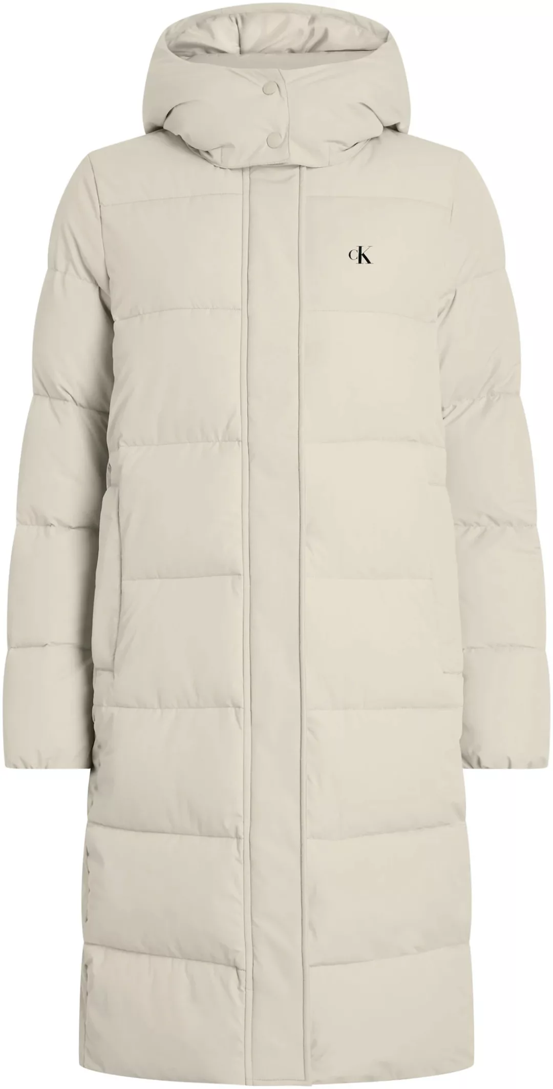 Calvin Klein Jeans Langjacke MONOLOGO NON DOWN LONG PUFFER mit gedrucktem L günstig online kaufen