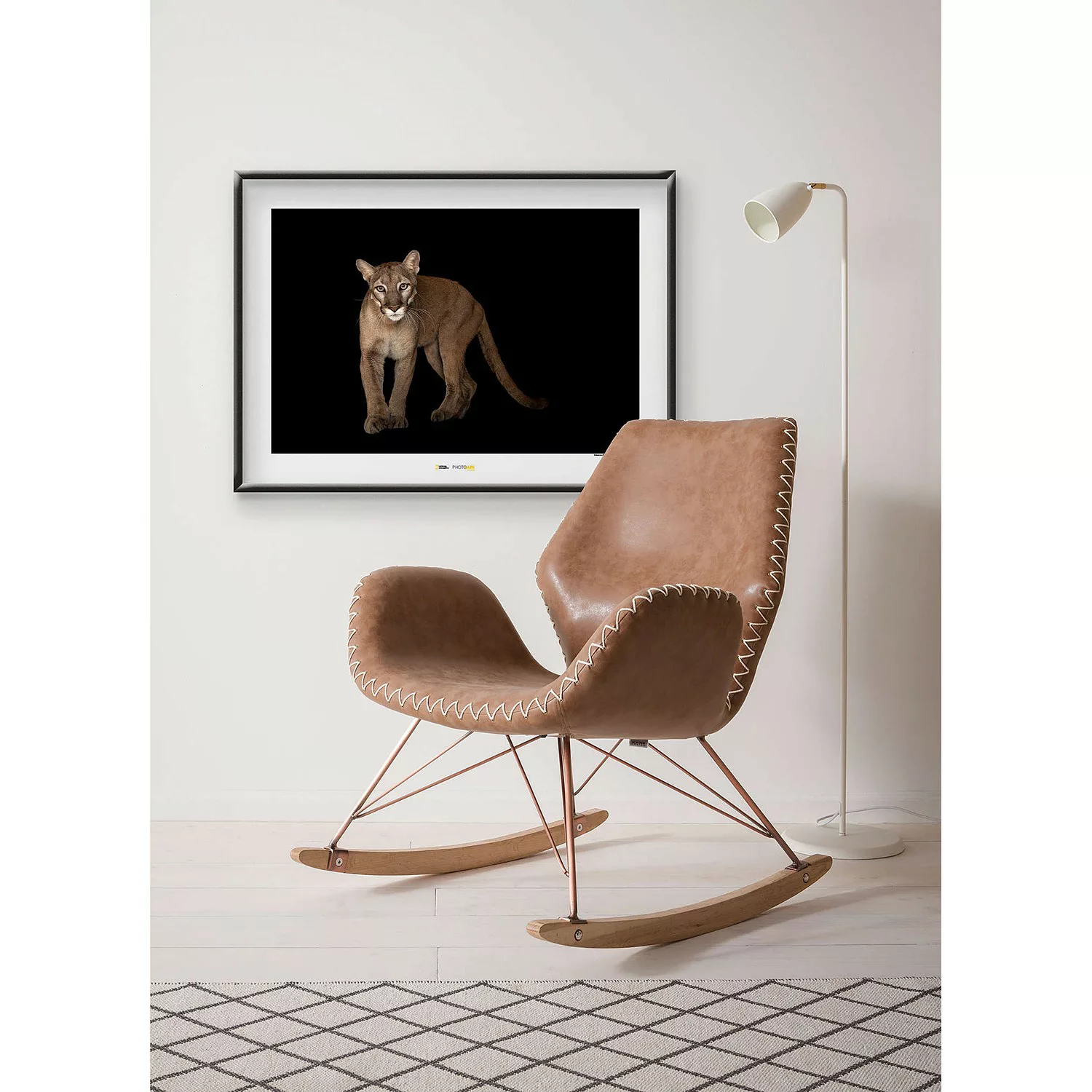 KOMAR Wandbild - Florida Panther - Größe: 70 x 50 cm mehrfarbig Gr. one siz günstig online kaufen