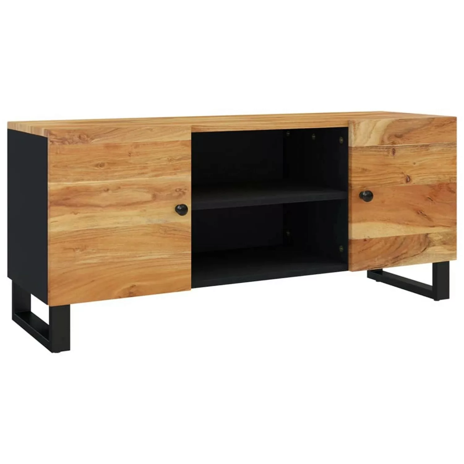 VidaXL TV-Schrank 105x33x46 cm Massivholz Akazie  Modell 1 günstig online kaufen
