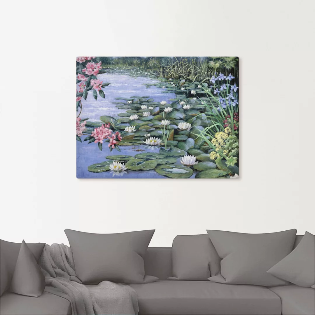Artland Leinwandbild "Der See", Gewässer, (1 St.), auf Keilrahmen gespannt günstig online kaufen