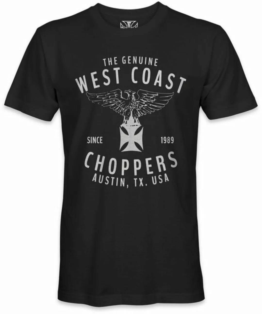 West Coast Choppers T-Shirt Rennabteilung Tee Black günstig online kaufen