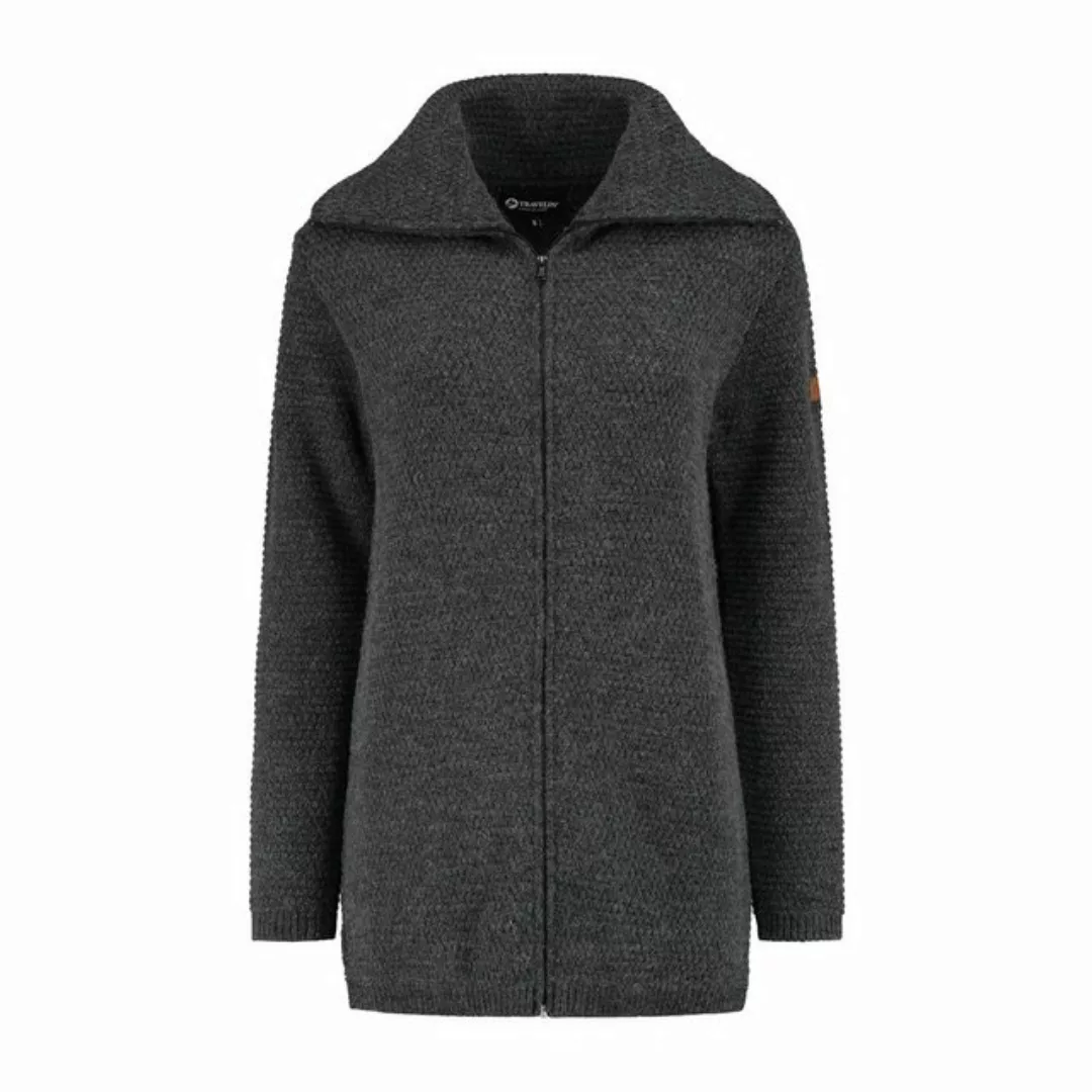 Travelin' Strickjacke Travelin' Vest Nivala Lady Dark Antracite M günstig online kaufen