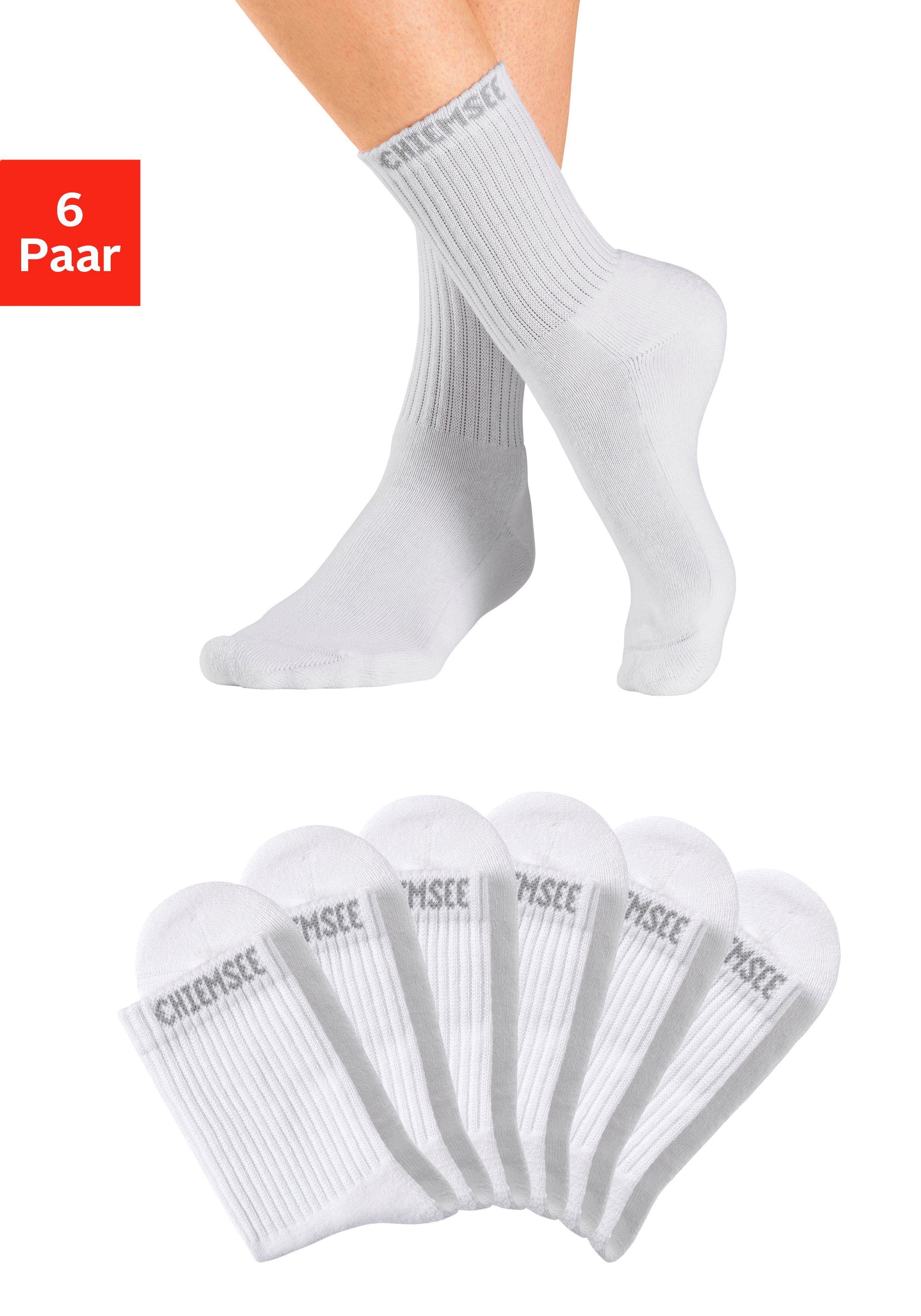 Chiemsee Tennissocken, (Packung, 6 Paar), mit eingestricktem Markennamen günstig online kaufen