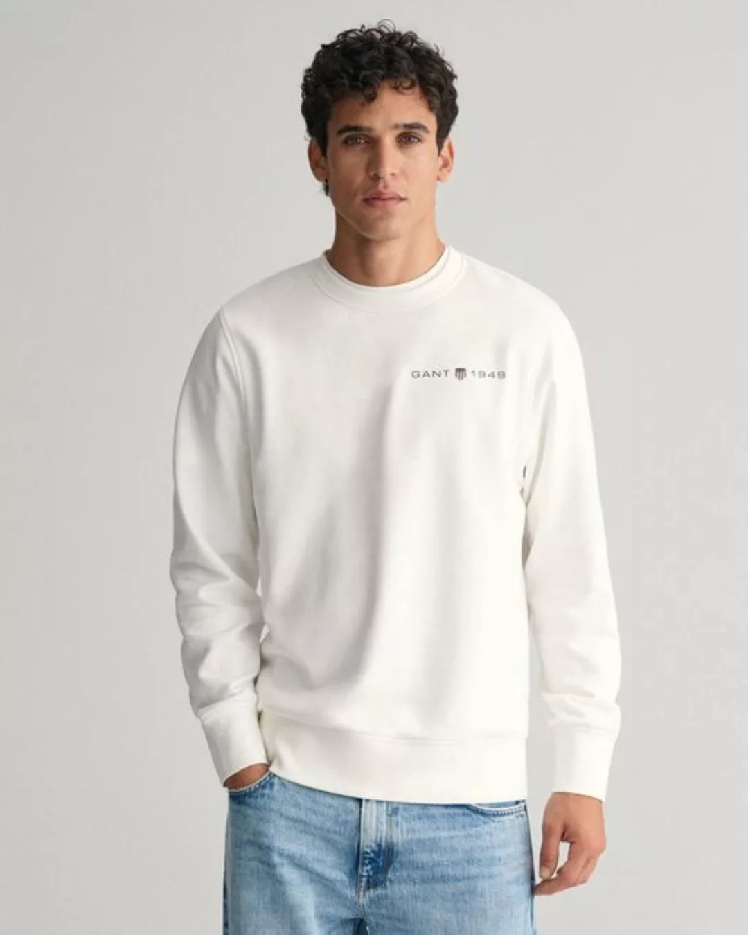 Gant Sweatshirt "PRINTED GRAPHIC C-NECK SWEAT" günstig online kaufen