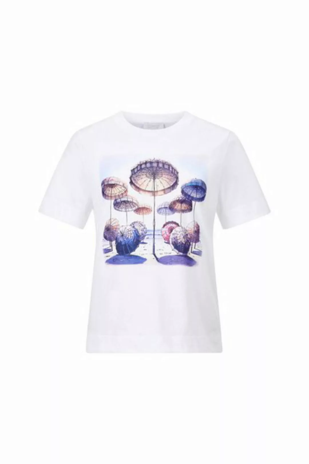 Rich & Royal T-Shirt Easy Fit T-Shirt Parasol organic, white günstig online kaufen