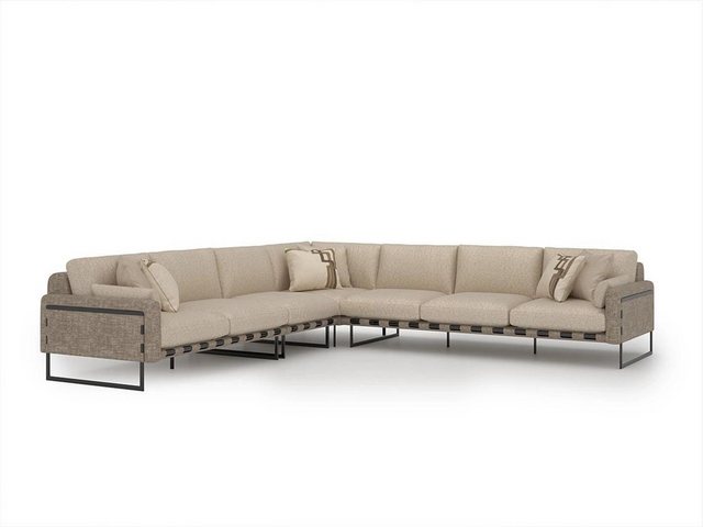 Xlmoebel Ecksofa Luxuriöses Polstermöbel-Set für das Wohnzimmer in L-Form-E günstig online kaufen