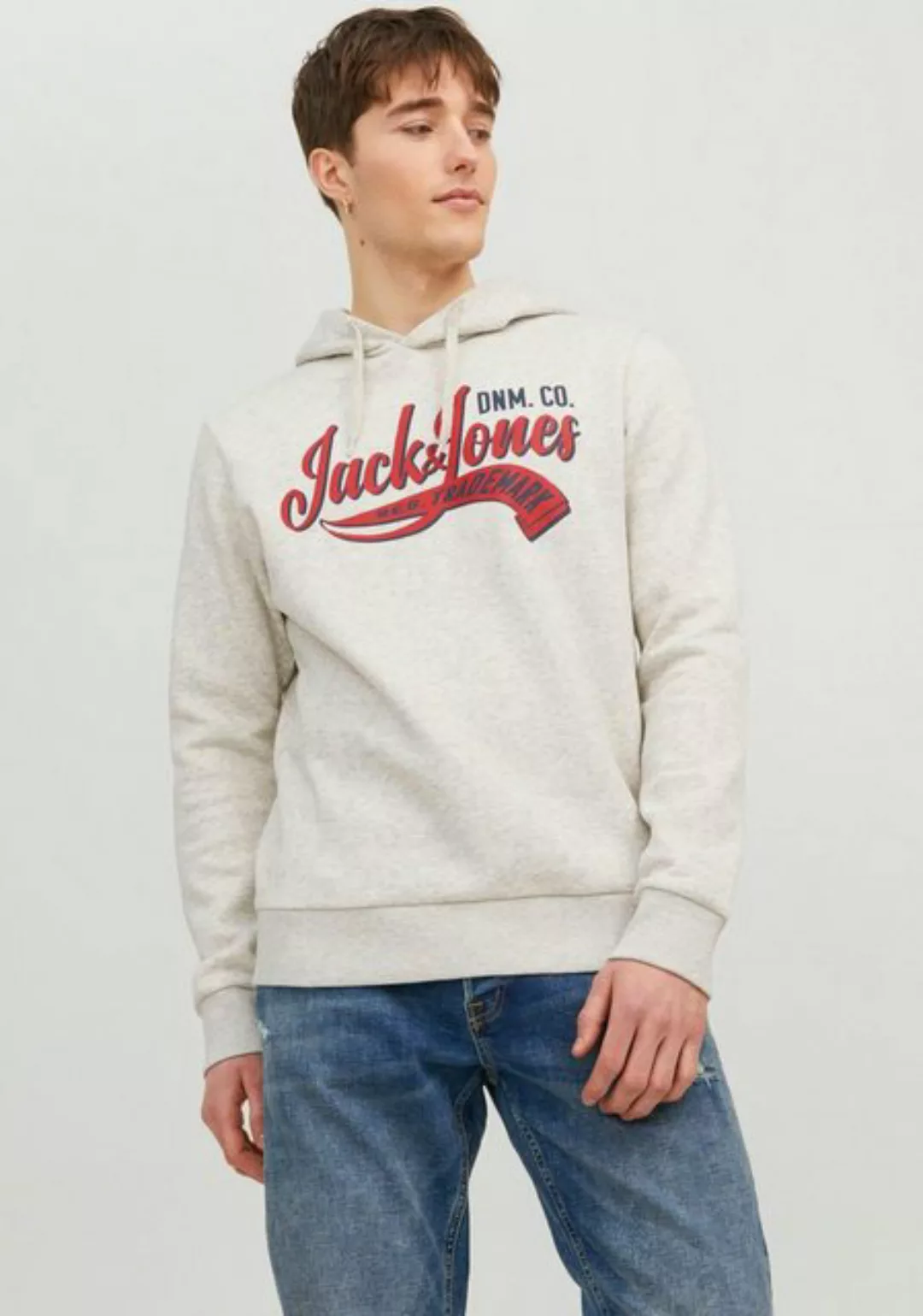 Jack & Jones Herren Hoodie Kapuzenpullover JJELOGO - Regular Fit günstig online kaufen