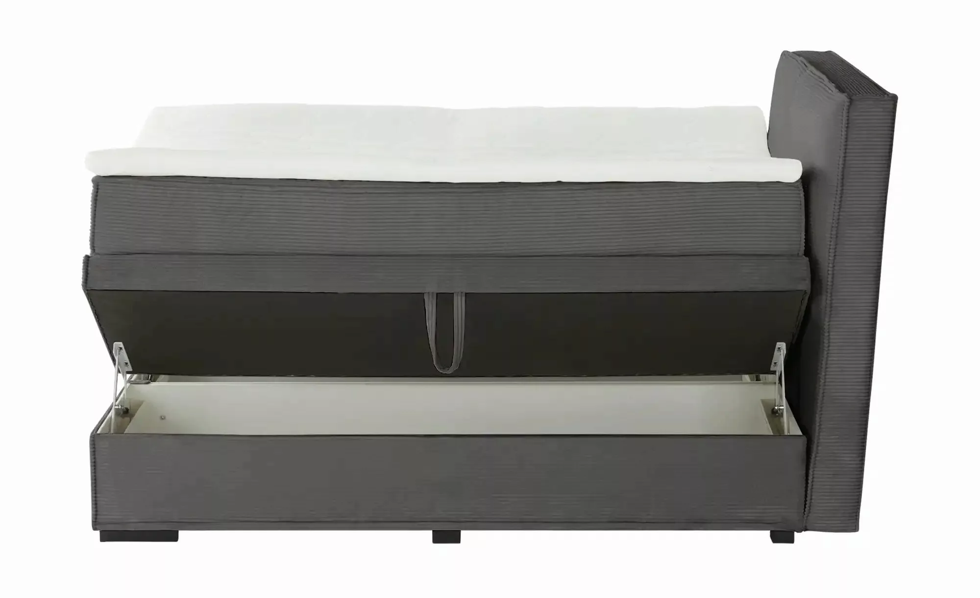 Boxi Boxspringbett mit Bettkasten Boxi Urban ¦ grau ¦ Maße (cm): B: 140 H: günstig online kaufen