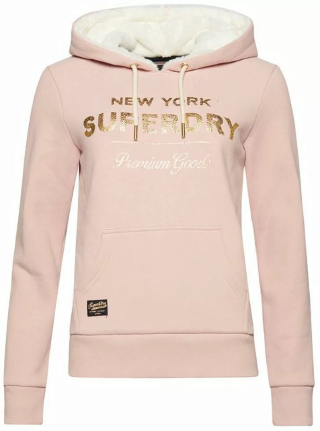 Superdry Kapuzensweatshirt SU-LUXE METALLIC LOGO HOODIE günstig online kaufen