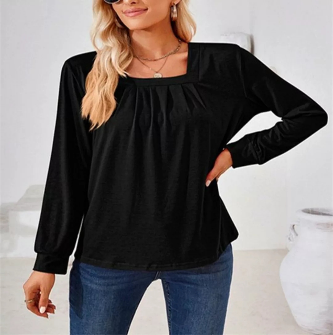 AFAZ New Trading UG T-Shirt T-Shirt-Oberteil plissiertem Jacquard für Damen günstig online kaufen
