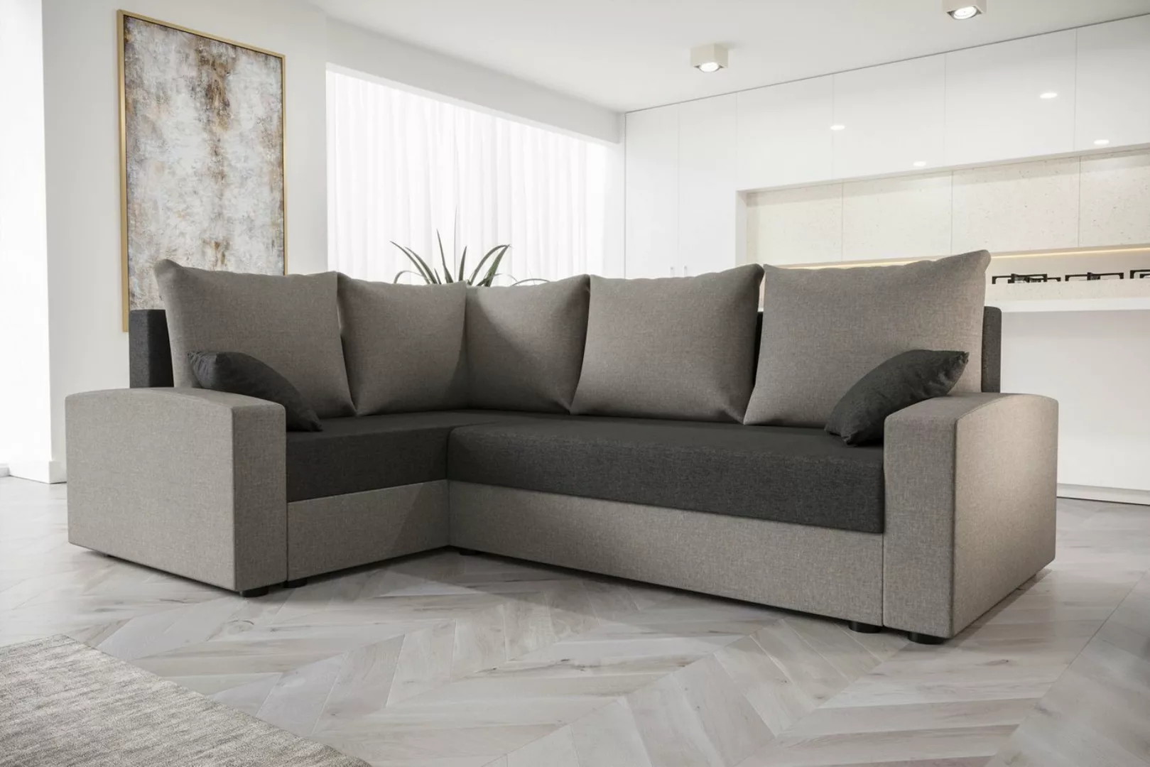 ALTDECOR Ecksofa CHIEV-PLUS, Couch mit Schlaffunktion, Wohnzimmer - Wohnlan günstig online kaufen