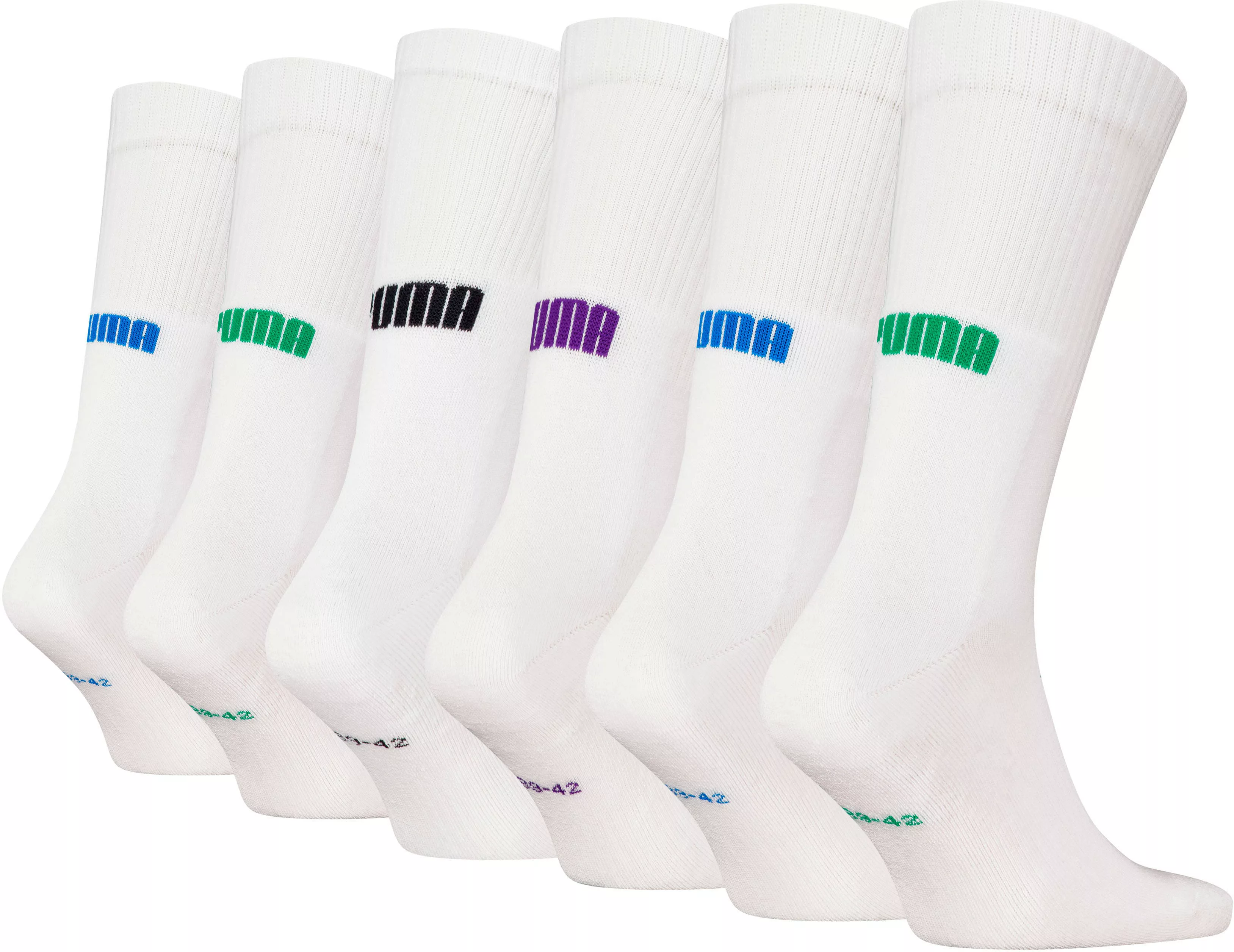 PUMA Sportsocken, (6er-Pack), mit Unterstützung des Fußbogens für bessere P günstig online kaufen