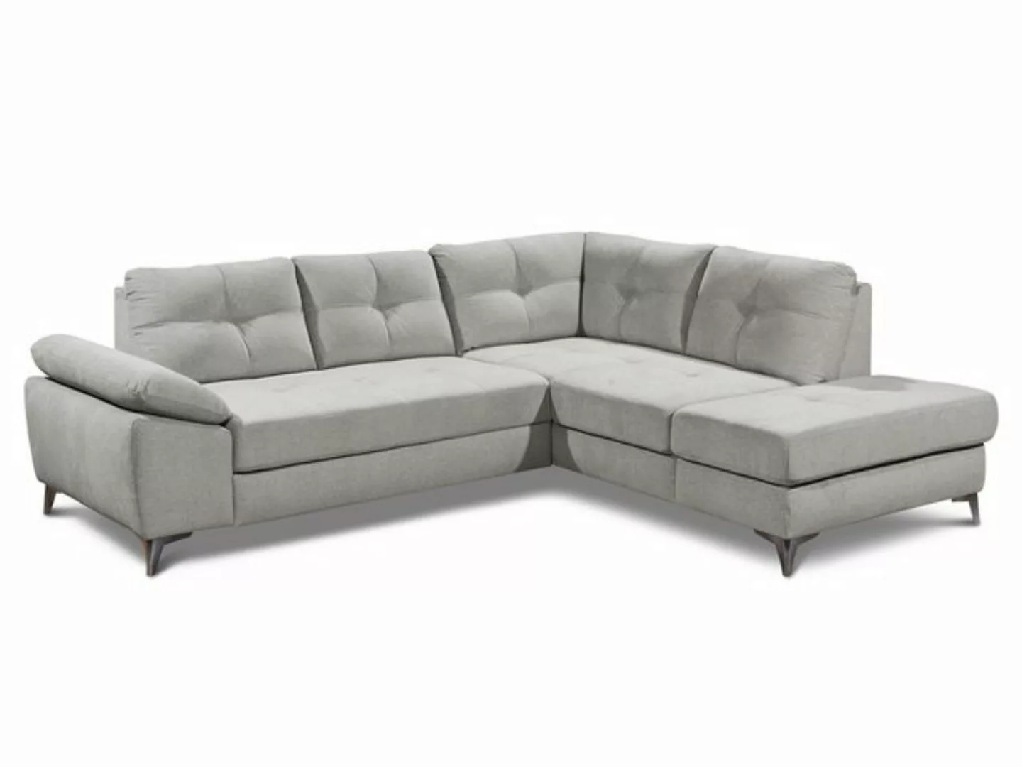 HARPER Polsterecke Polsterecke HARPER BILBAO BB 270x218 cm silber Ecksofa W günstig online kaufen