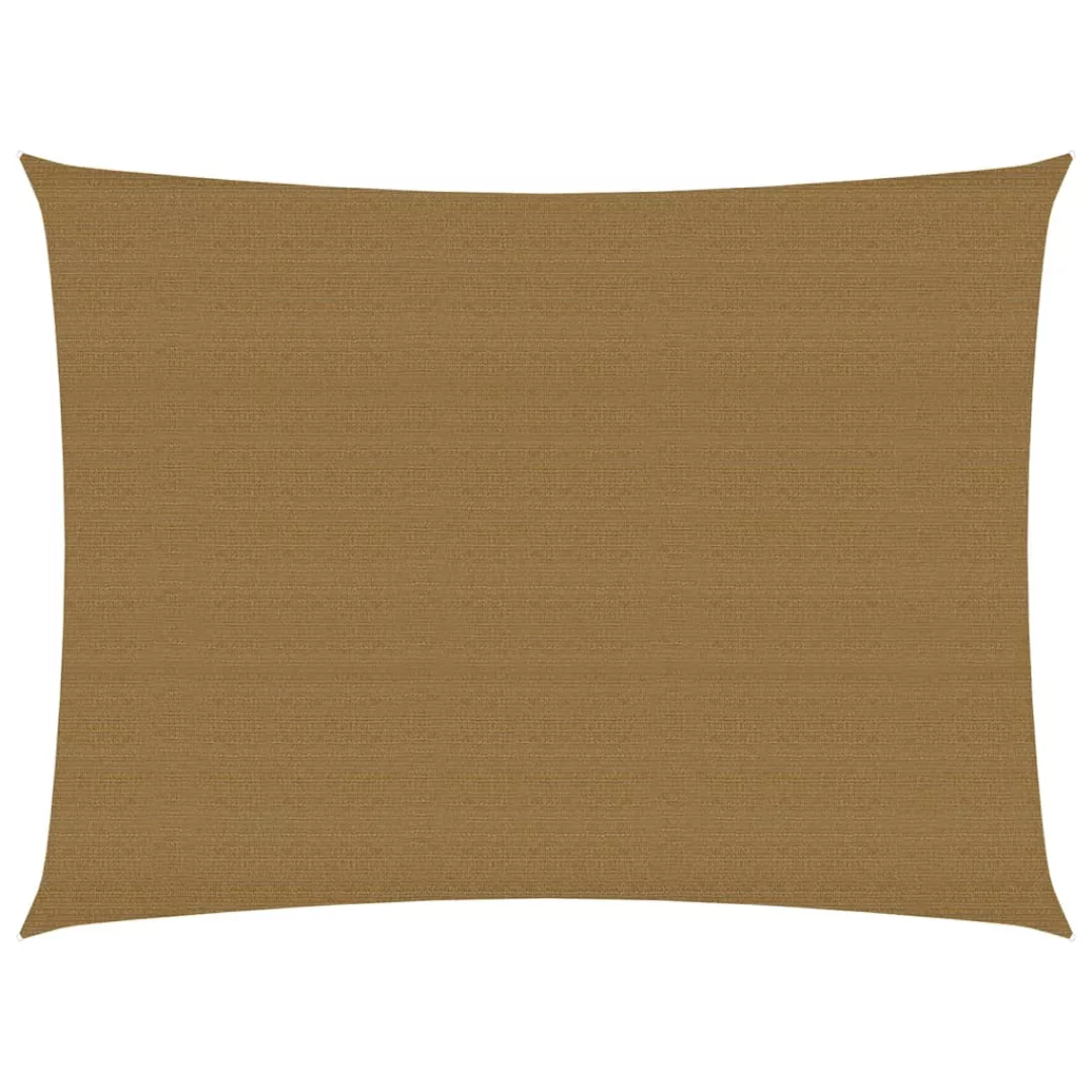 Sonnensegel 160 G/m² Taupe 3,5x4,5 M Hdpe günstig online kaufen