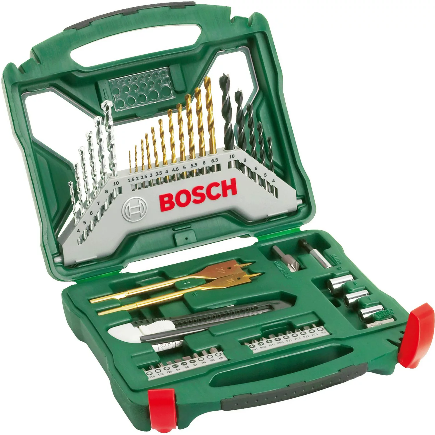 Bosch Bohrer- und Bit-Satz X-Line Titanium-Set Promoline 50-teilig günstig online kaufen