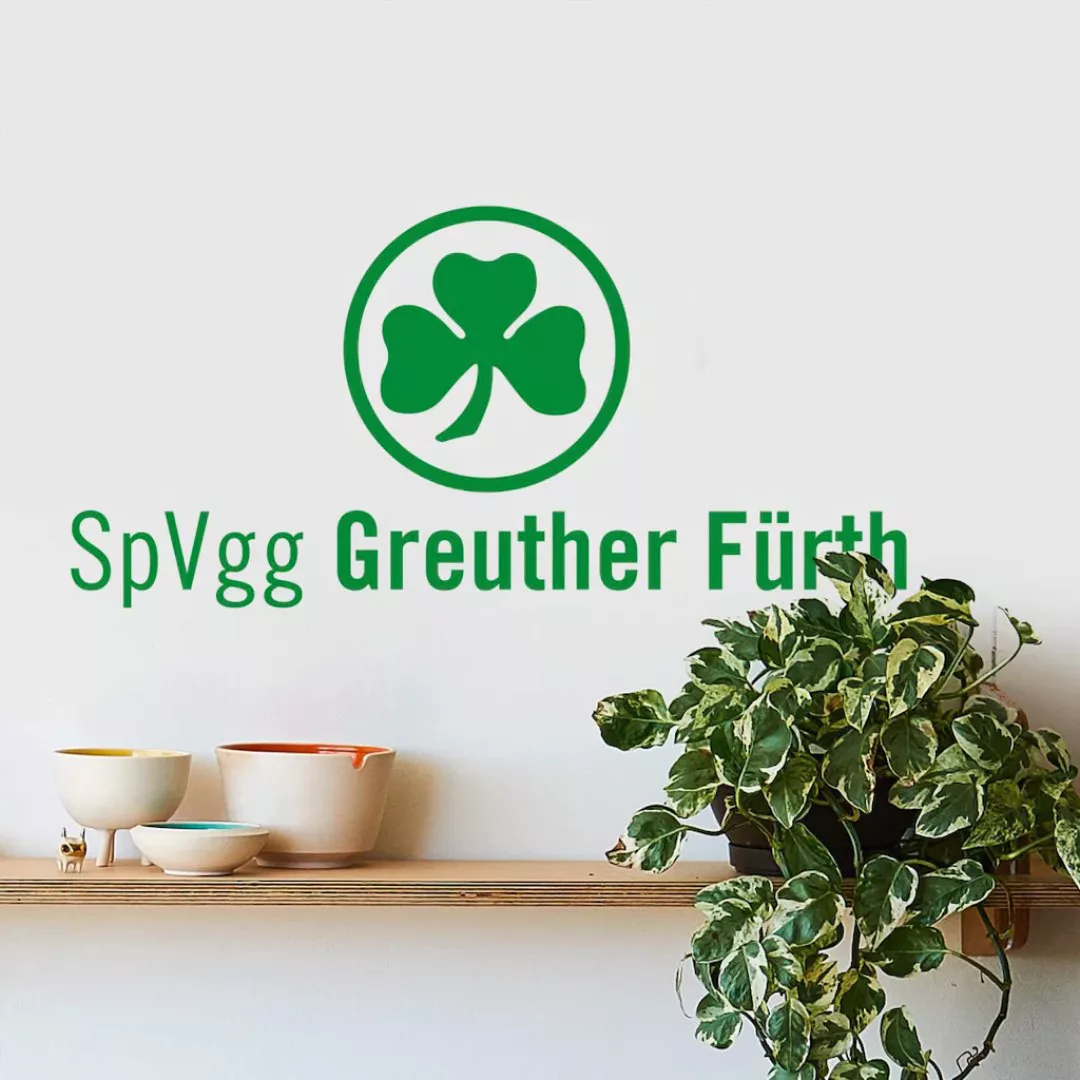 Wall-Art Wandtattoo »SpVgg Greuther Fürth Kleeblatt«, (1 St.), selbstkleben günstig online kaufen