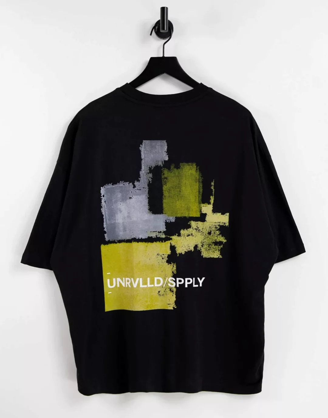 ASOS – Unrvlld Spply – Oversize-T-Shirt mit abstraktem Grafikprint auf dem günstig online kaufen