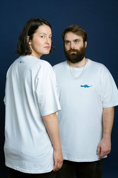 Ueber X Gringo Uebergringo Unisex Oversize T-shirt Weiss (Künstler-le) günstig online kaufen