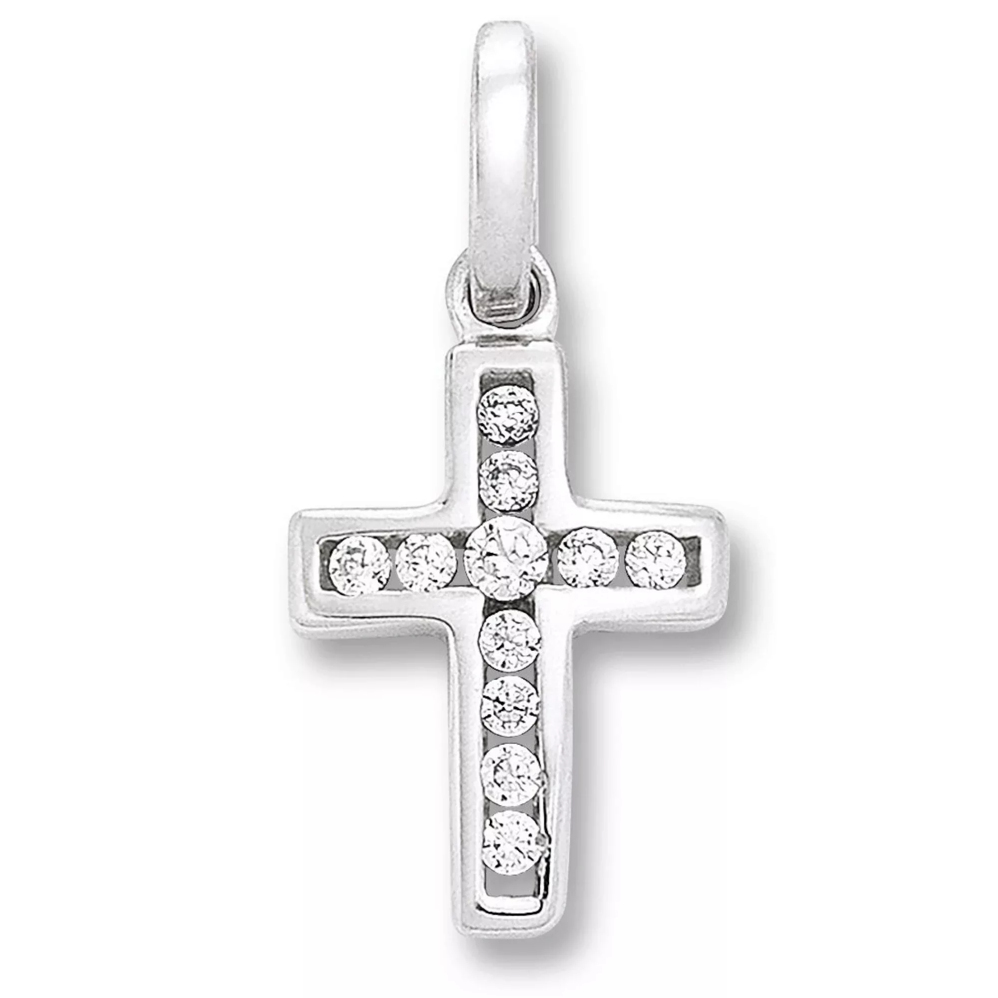 ONE ELEMENT Kettenanhänger "Zirkonia Kreuz Anhänger aus 925 Silber", Damen günstig online kaufen