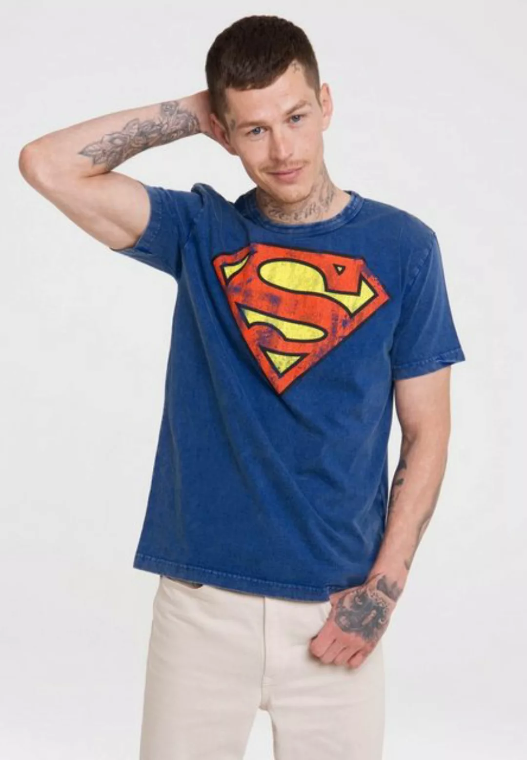 LOGOSHIRT T-Shirt DC Comics – Superman mit lizenziertem Print günstig online kaufen