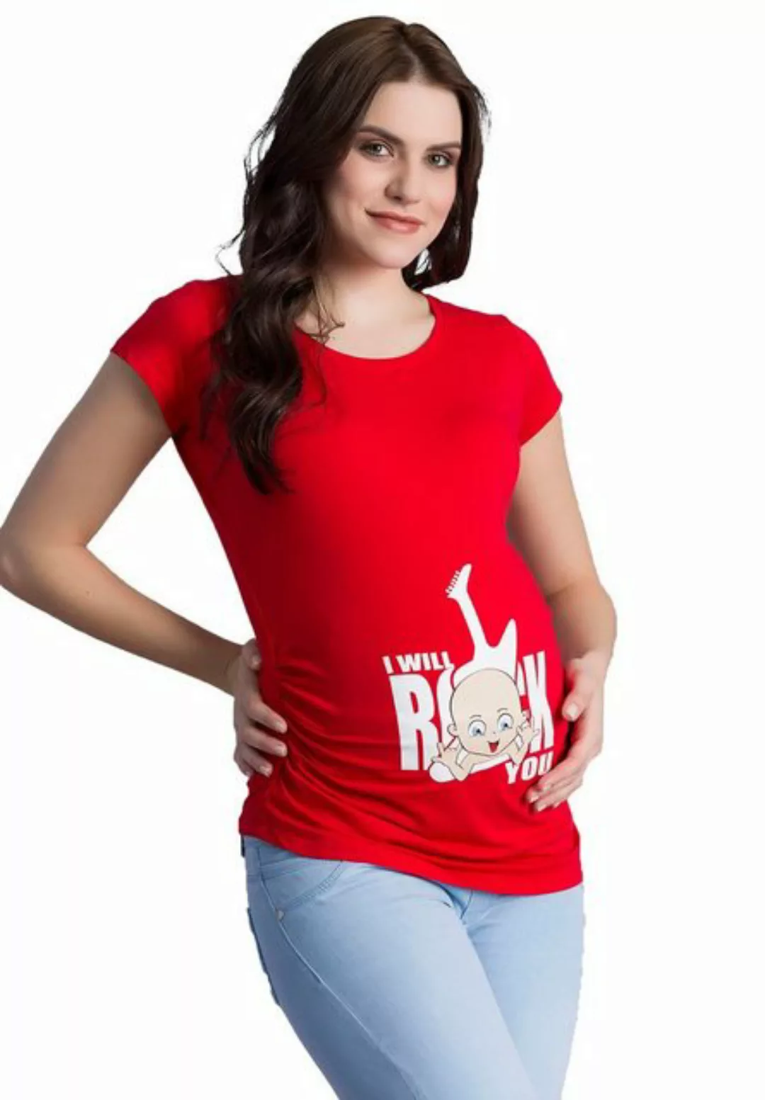 M.M.C. Umstandsshirt I Will Rock You mit Motiv günstig online kaufen