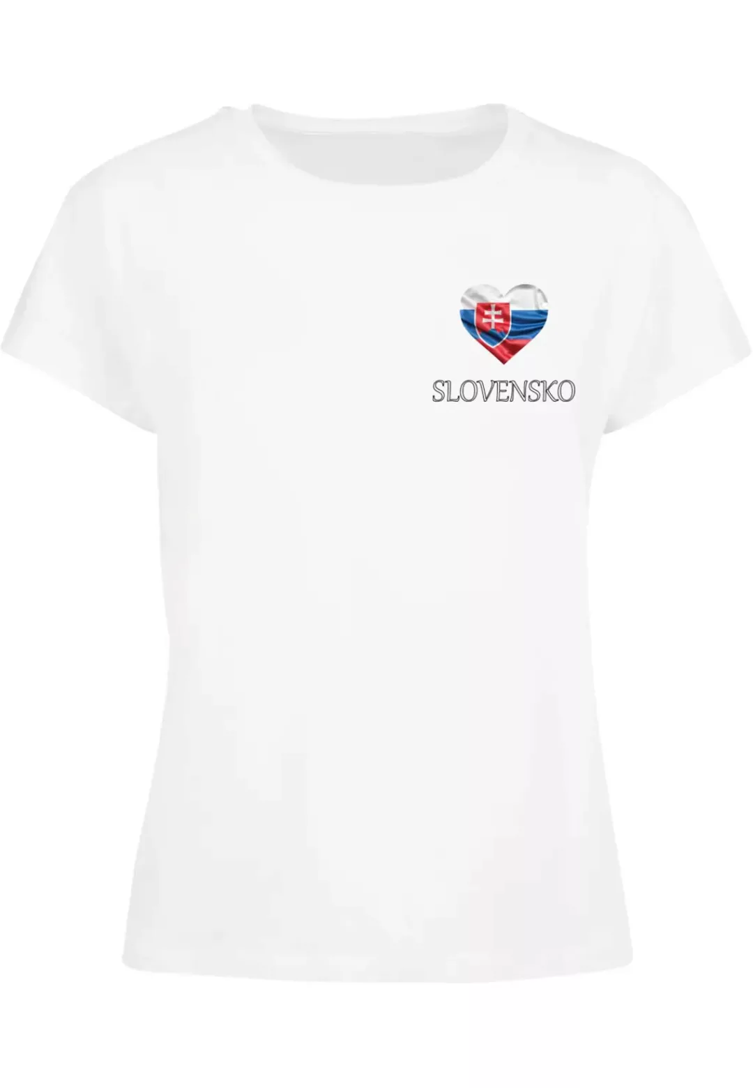 Merchcode T-Shirt "Merchcode Ladies Merchcode Football - Slovakia T-shirt" günstig online kaufen