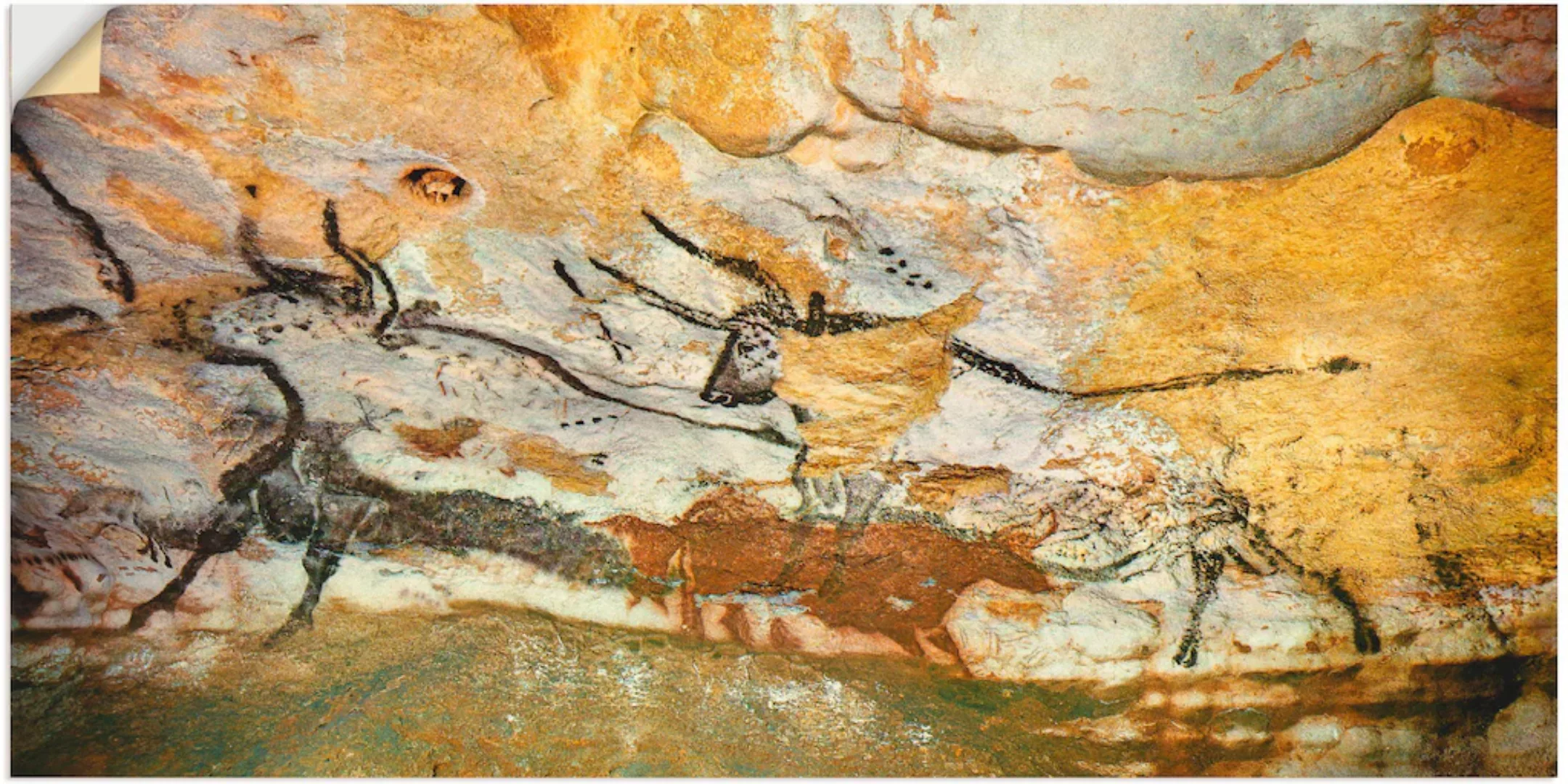 Artland Wandbild »Höhle von Lascaux Stiere«, Wildtiere, (1 St.) günstig online kaufen