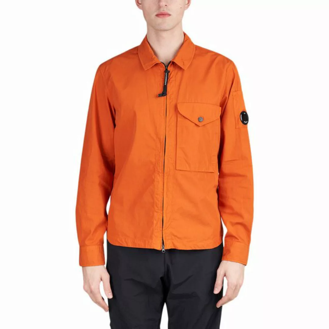 C.P. Company Sommerjacke C.P. Company Rip Stop Pocket Shirt (Orange) günstig online kaufen