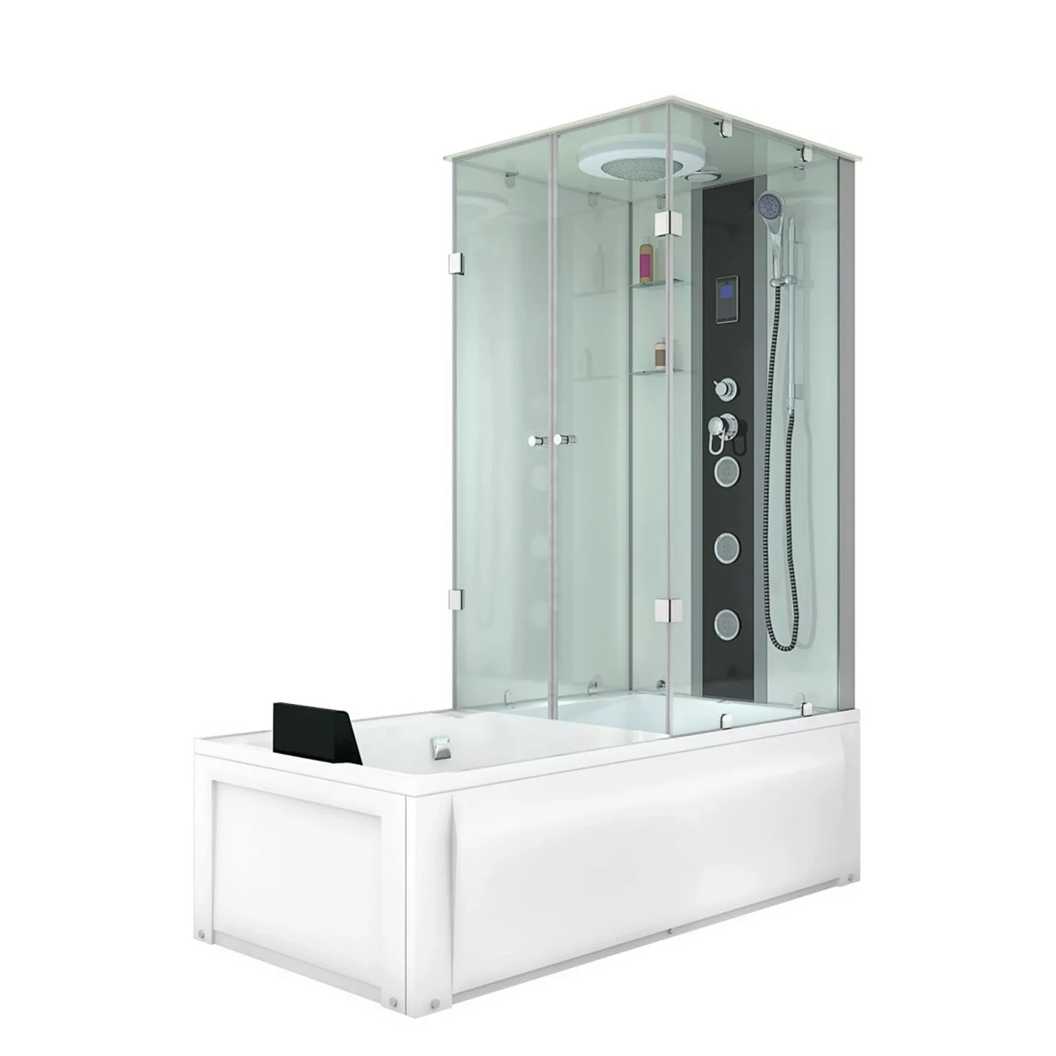 AcquaVapore Whirlpool Dusche Kombination K05-L01-WP Duschtempel 180x90 günstig online kaufen